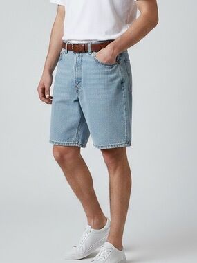 Vintage Orange Tab Levi’s 550 USA Made Denim Shorts W36 90s